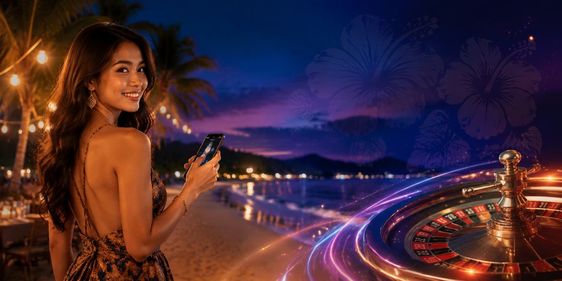 Suasana pertaruhan hiburan di Langkawi dengan tema permainan digital moden