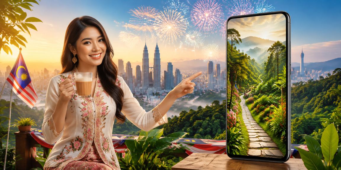 Pemain Malaysia mendaftar akaun 9010 melalui telefon mudah alih