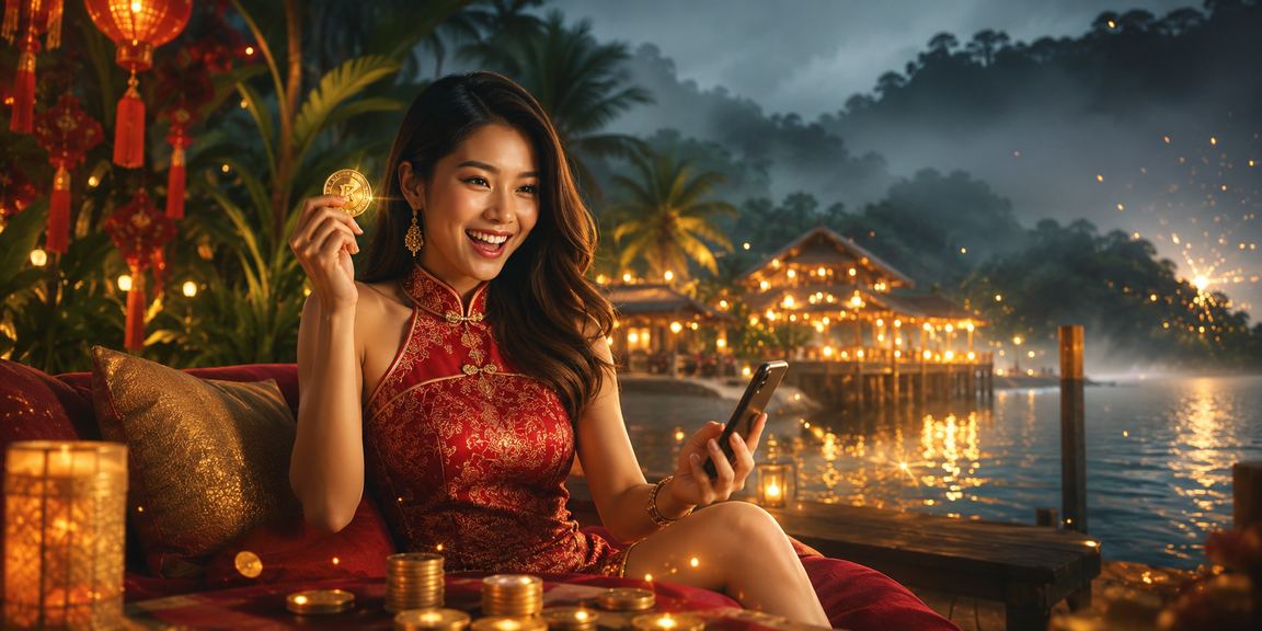 Pemain Malaysia menggunakan aplikasi 9010 di telefon Android